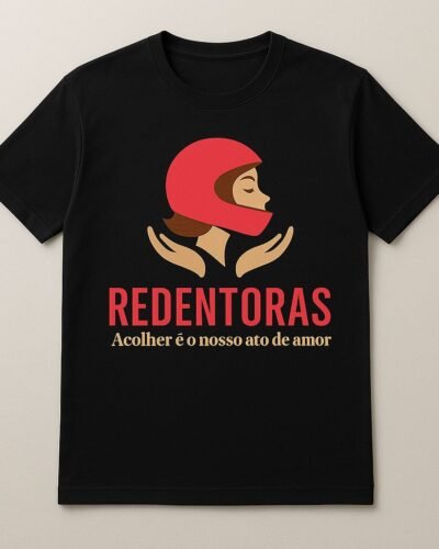 Camisa Unissex - Malha de Algodão - Preto