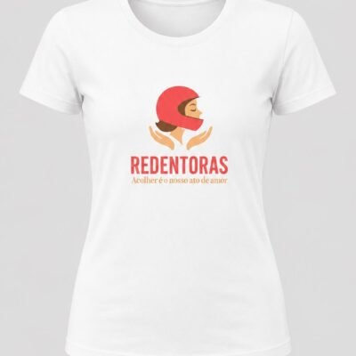 Camisa Fem - Malha de Algodão - Baby Look - Branco