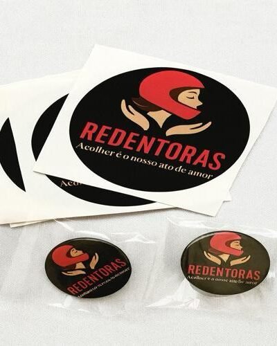 Kit (15 Adesivos  + 2 Bottons)