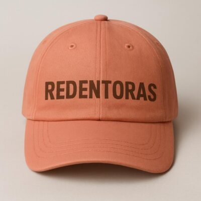 Boné Exclusivo - Goiaba c/ bordado marrom