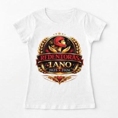 Camisa de malha de algodão Branca