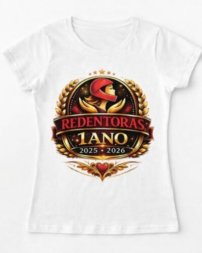 Camisa de malha de algodão Branca